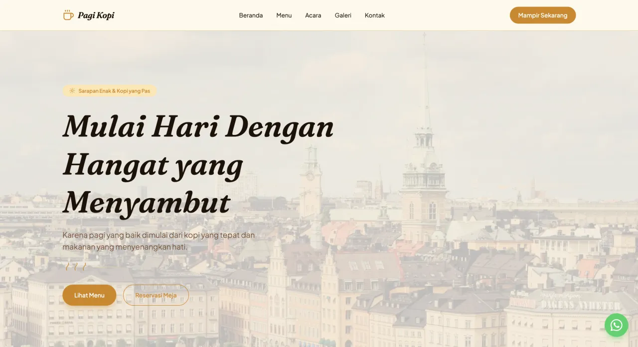Template Pagi Kopi