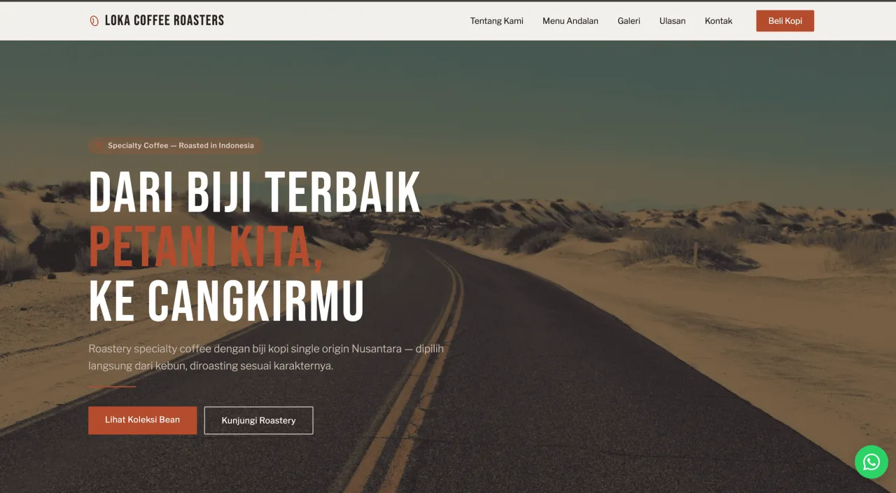Template Loka Coffee Roasters