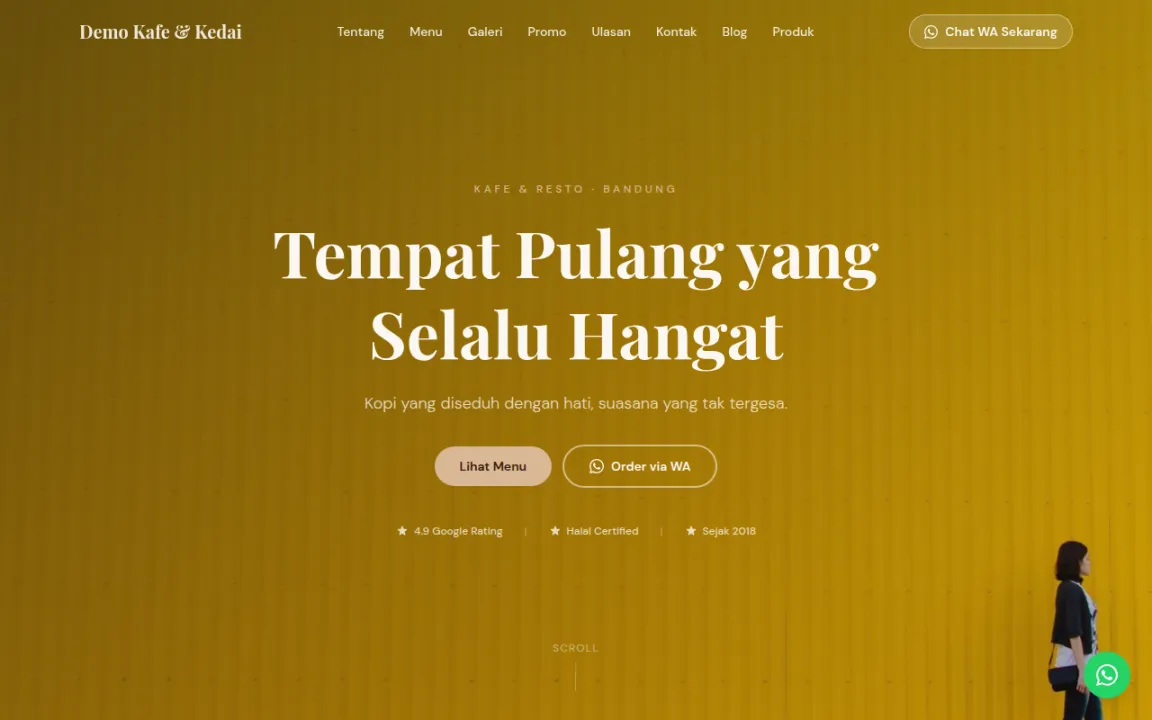 Template Kafe & Coffee Shop