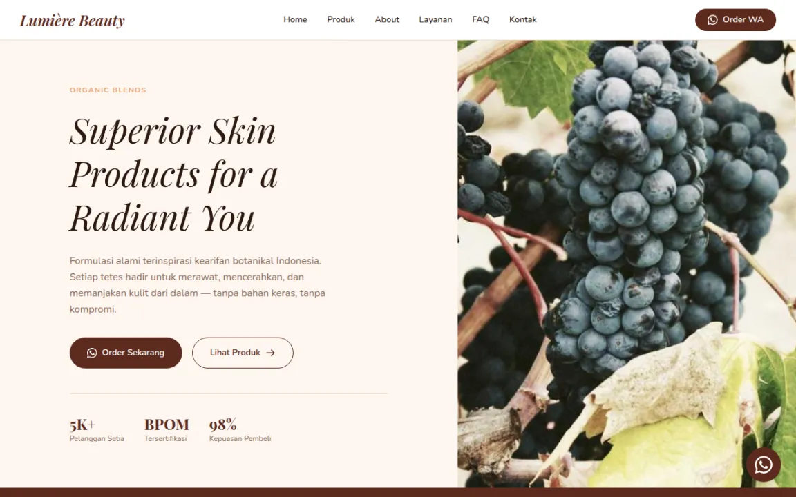 Template Kosmetik & Skincare
