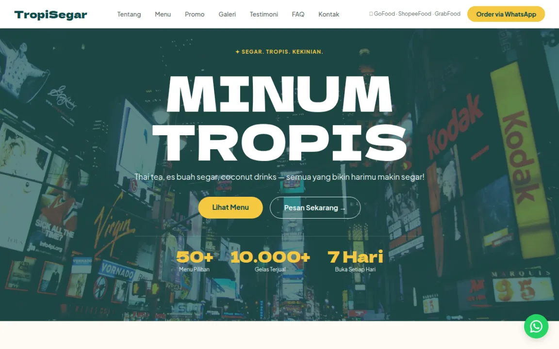 Template Minuman Kekinian