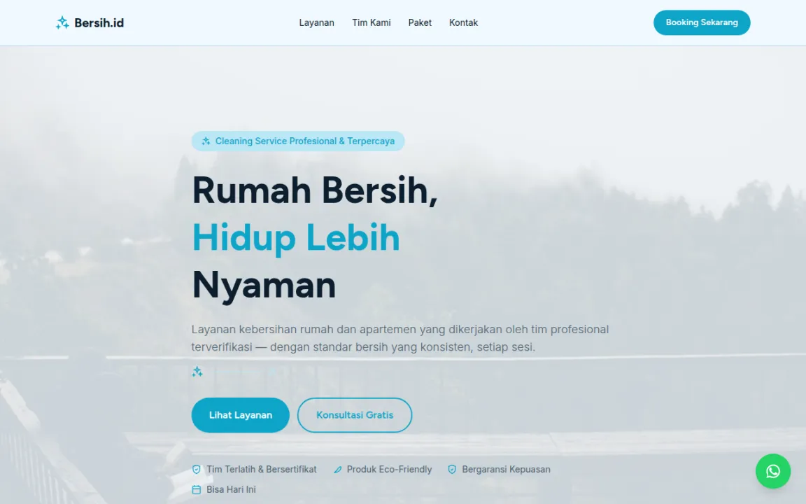 Template Cleaning Service & Jasa Kebersihan