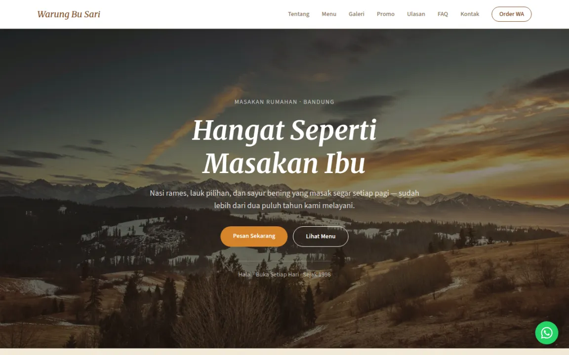 Template Warung & Rumah Makan