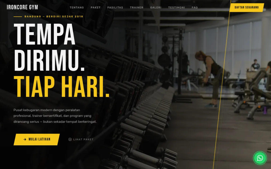 Template Gym & Fitness